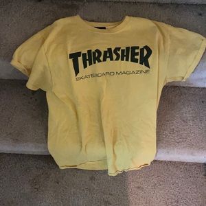 yellow medium thrasher shirt